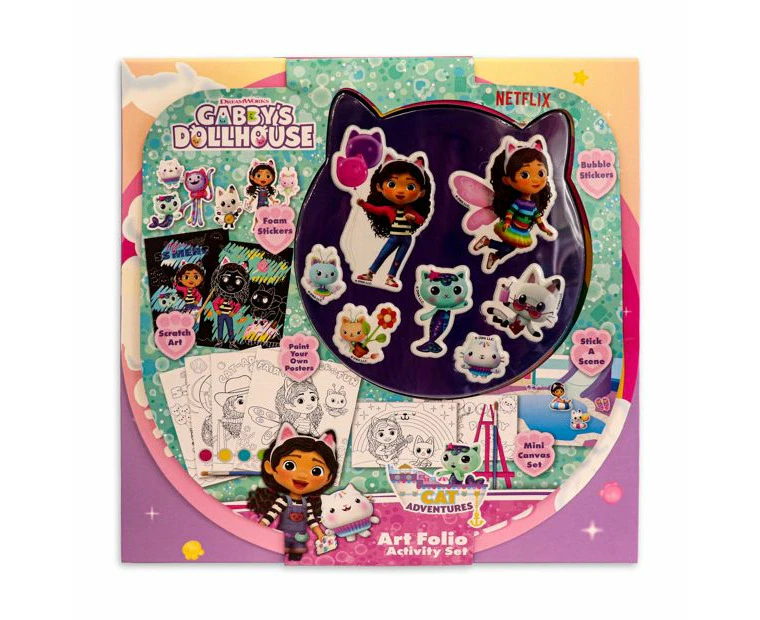 Gabby’s Dollhouse Art Folio Activity Carry Case