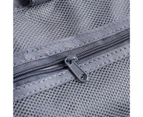 Practical Storage Bag Wide Application Oxford Cloth Large Capacity Waterproof Cosmetic Pouch for Daily-Grey