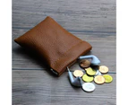 Cosmetic Bag Self-closing Compact Artificial Leather Easy Clean Versatile Lipsticks Holder Case for Trip-Tan