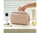 Cosmetic Bag Waterproof Damp-proof Kit Bag for Outdoor-Pink A