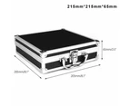 Aluminum Tool Box Portable Organizer Case Safety Storage Toolbox Holder & Foam