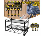 Power Tool Organizer Drill Holder Heavy Duty Garage Tool Organizer Storage Rack