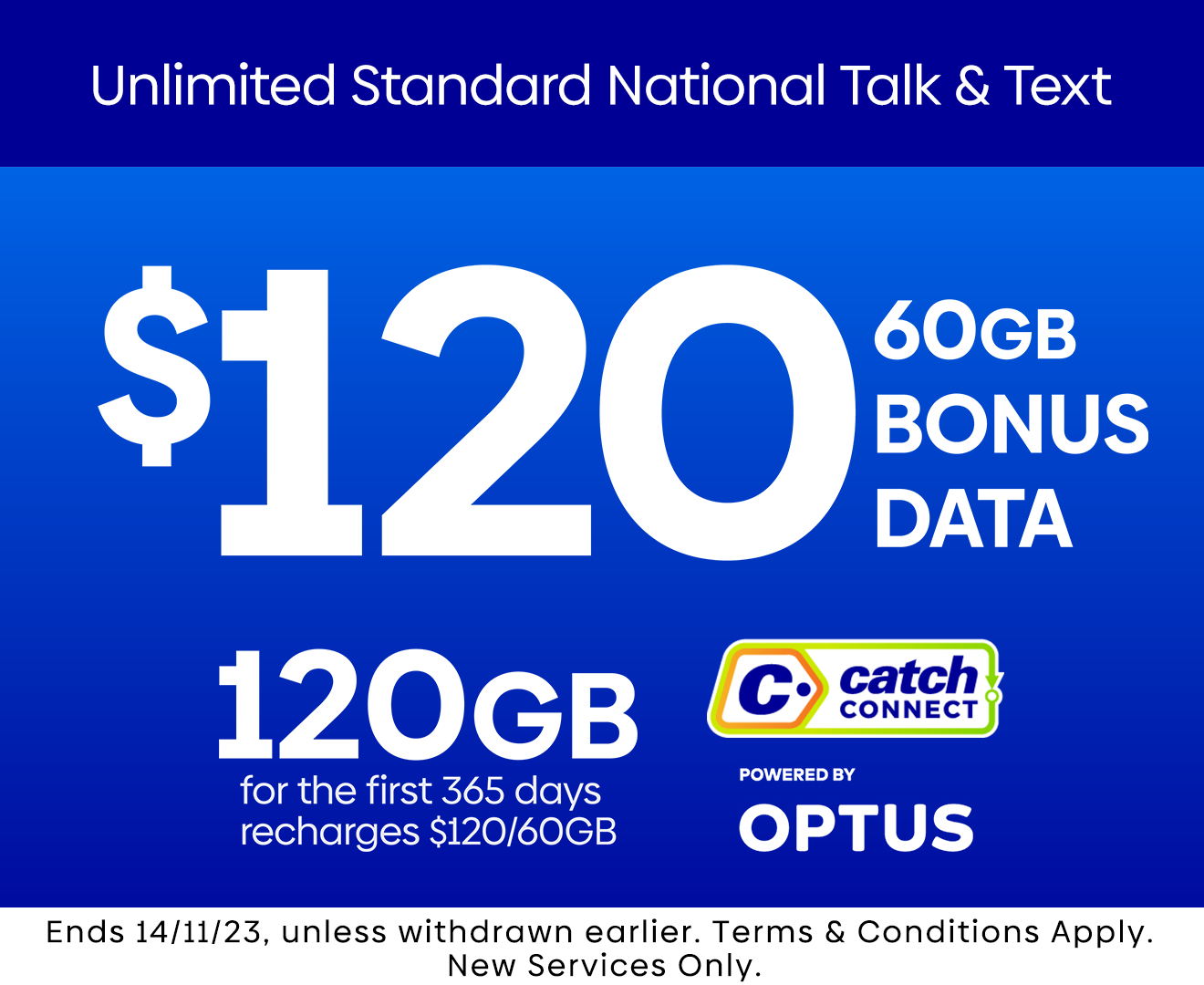 optus 365 day plan $120