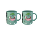 2x Pokemon Video Game/Cartoon Themed Character Full Coloured Mug Bulbasaur 300ml