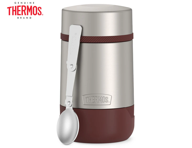 Thermos 530mL Guardian Double-Wall Insulated Stainless Steel Food Jar - Rosewood Red