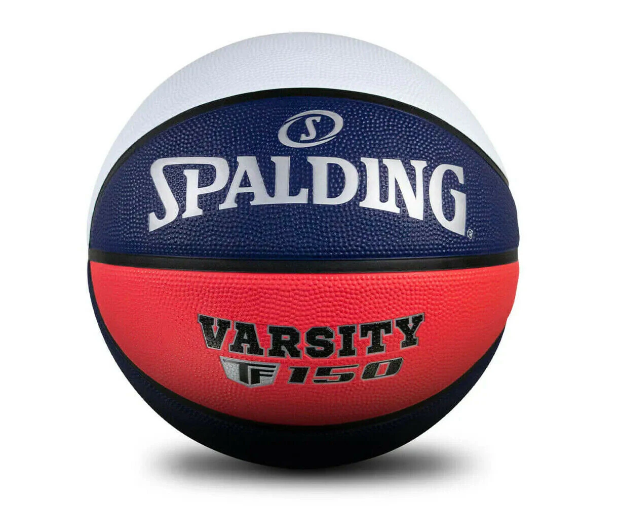 Spalding Varsity - Red/White/Blue - TF-150 Ball Basketball Size 5 Outdoor