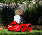 Lenoxx Electric Super Car Ride-On - Red/Black