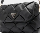 GUESS Zaina Flap Shoulder Bag - Black
