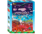 1000pc Minecraft Ender & Nether World Themed Jigsaw Puzzle 50x70cm 3y+