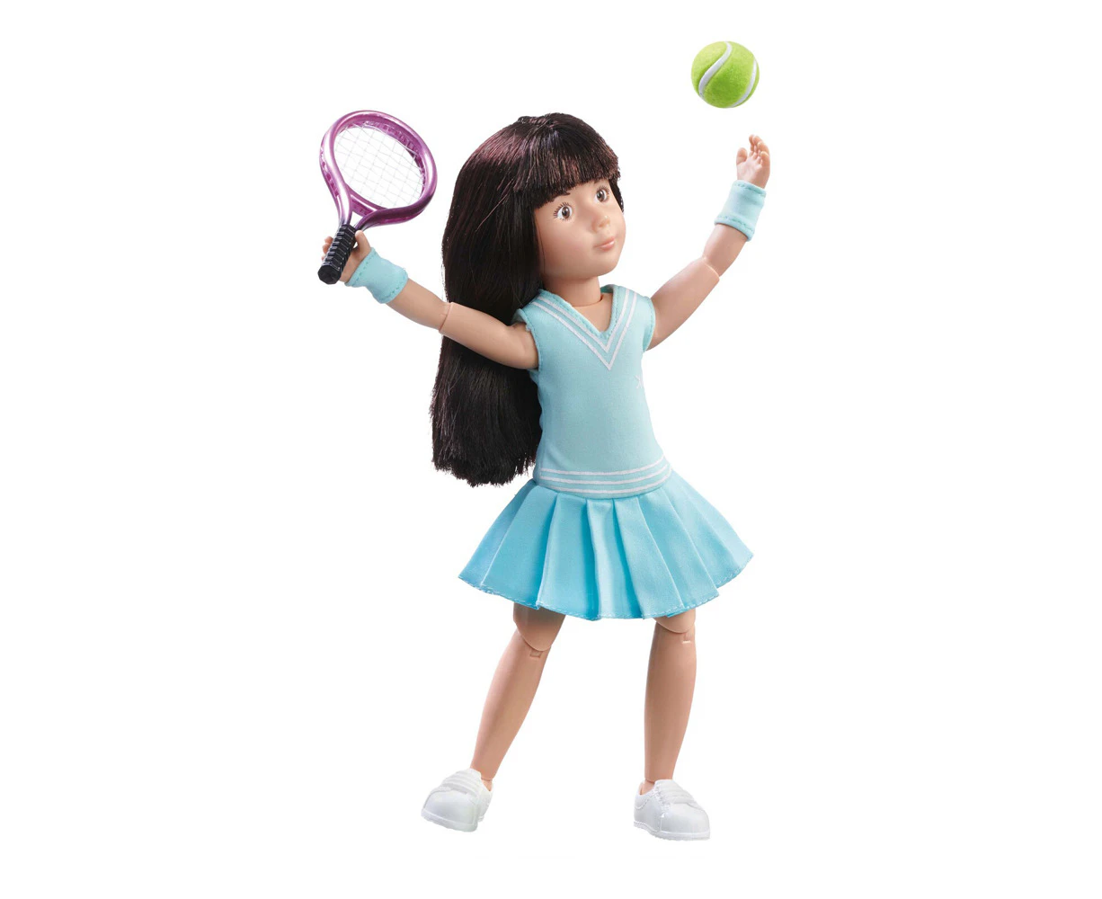 Kruselings 23cm Luna Doll Loves Tennis Fun Sport Play Toy Kids/Children 3y+