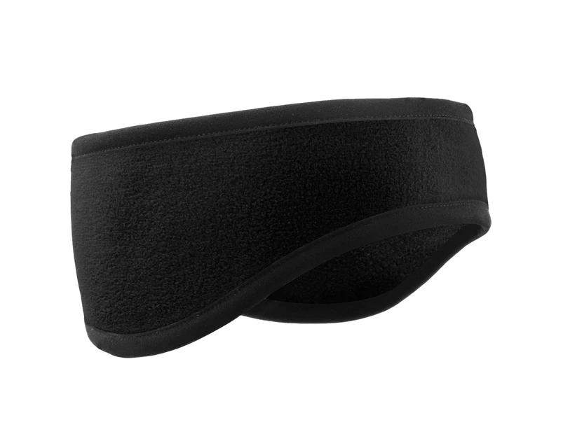 Beechfield Unisex Adult Aspen SupaFleece Headband (Black) - BC5307