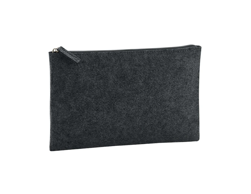 Bagbase Felt Accessory Bag (Charcoal Melange) - BC5366
