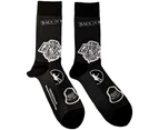 AC/DC Unisex Adult Icons Socks (Black) - RO7079