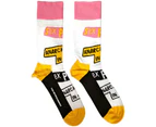 Sex Pistols Unisex Adult Anarchy In The UK Socks (White/Pink/Yellow) - RO7713