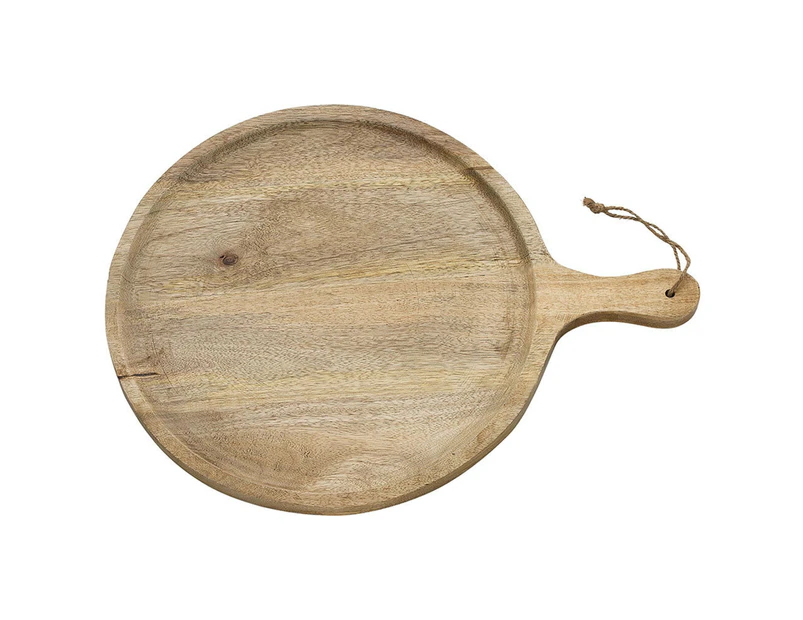 Ecology 49x37cm Arcadian Serving Round Paddle Board Cheese Platter Mango Wood