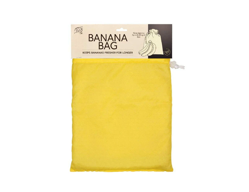 Eco Basics Banana Bag Fresh Fruit Storage Pouch/Bag Container w/Moisture Control