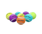 8pc Paws & Claws 6cm Tennis Balls Non Toxic Dogs/Pets/Puppy Toys Assort Colours