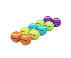 8pc Paws & Claws 6cm Tennis Balls Non Toxic Dogs/Pets/Puppy Toys Assort Colours