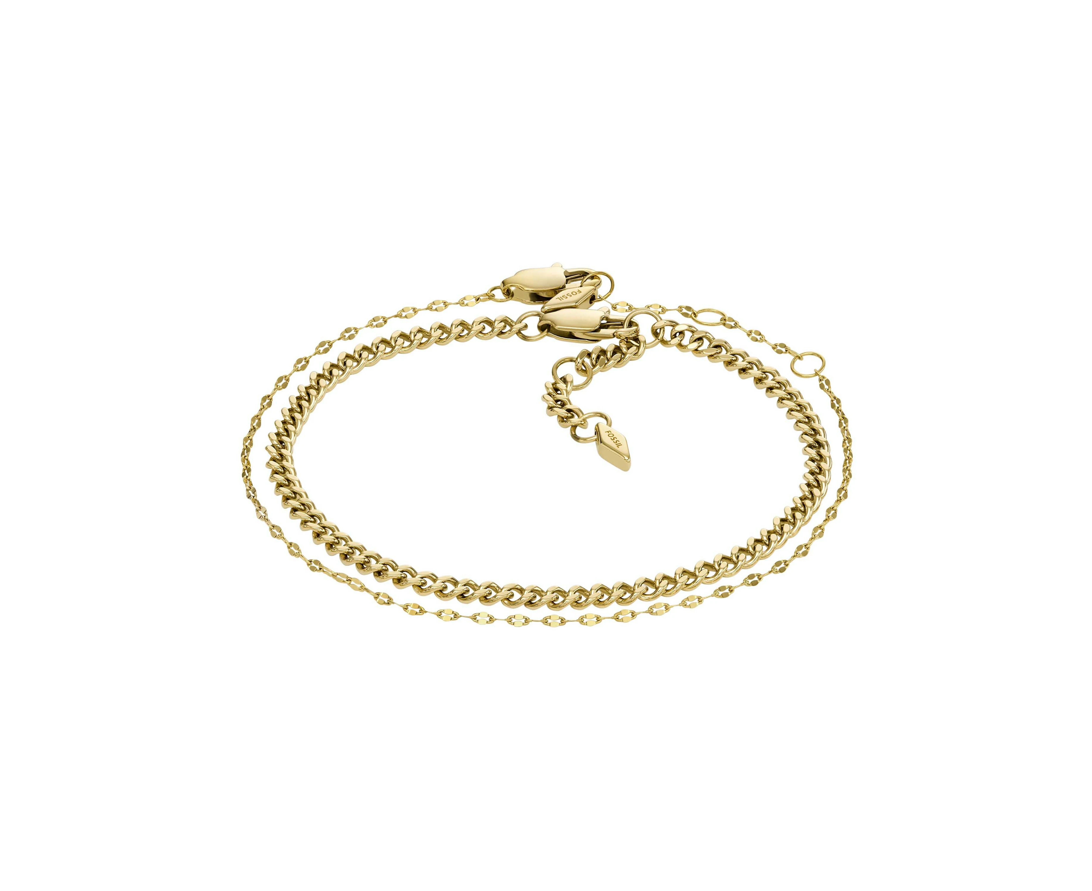 Fossil Archival Gold Bracelet JOF00972710 | M.catch.com.au