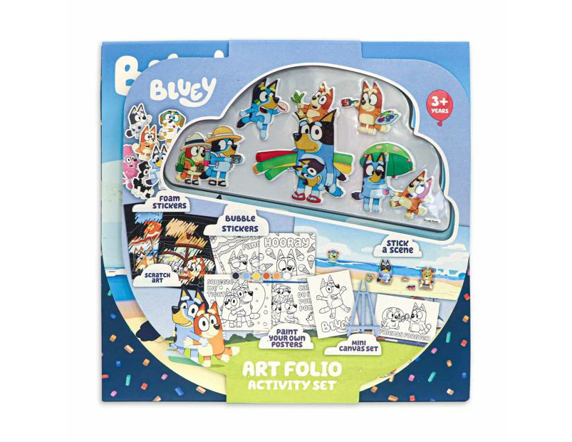 Bluey Art Folio Activity Set