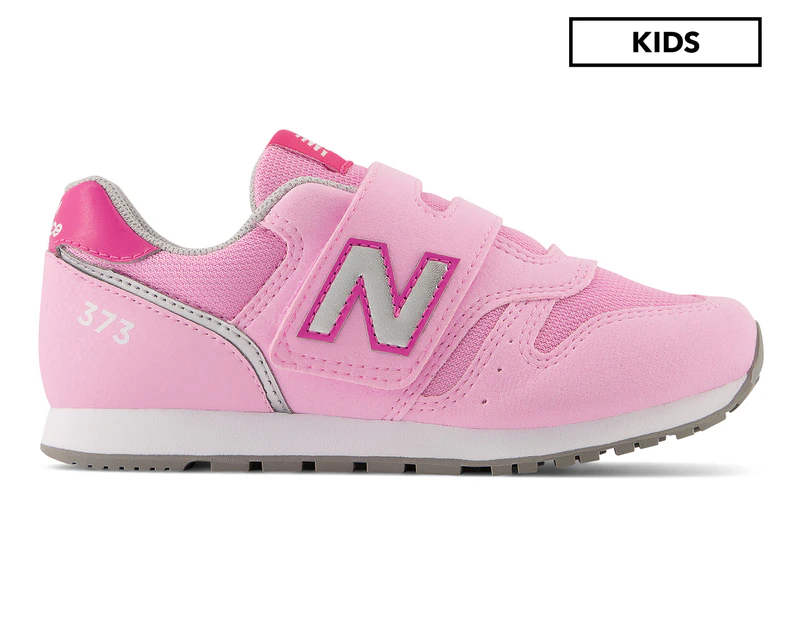 New Balance Girls' 373v2 Sneakers - Pink/Silver