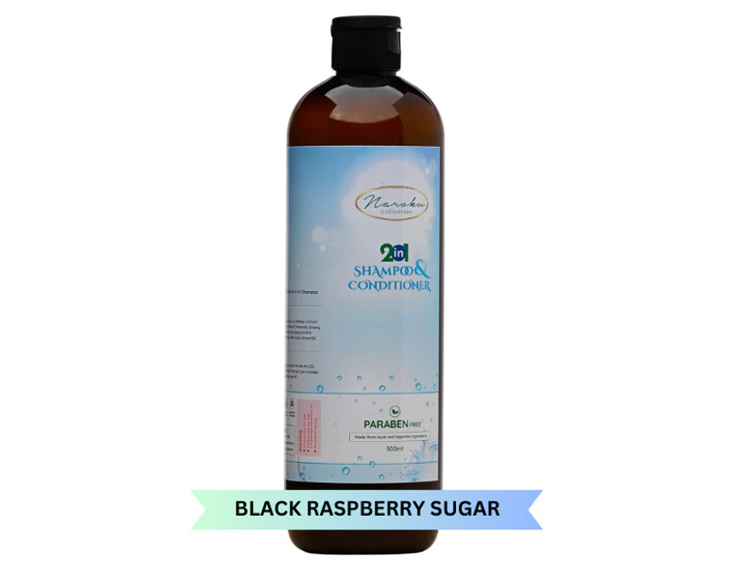 2 in 1 Shampoo & Conditioner 500ml - Black Raspberry Sugar