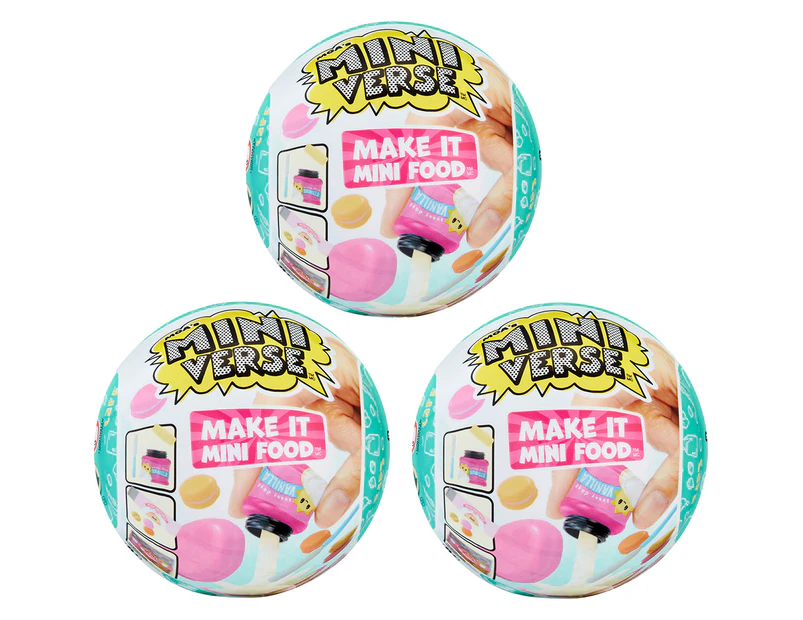 Miniverse Make It Mini Sweets Shop Collectibles 3-Pack