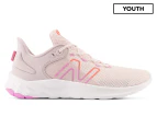 New Balance Youth Fresh Foam Roav v2 Running Shoes - Pink Haze/White