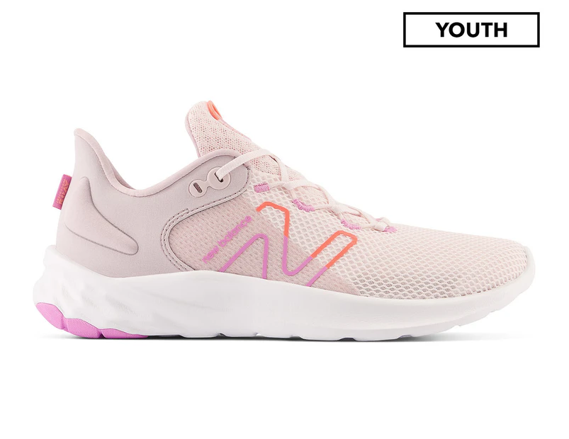 New Balance Youth Fresh Foam Roav v2 Running Shoes - Pink Haze/White