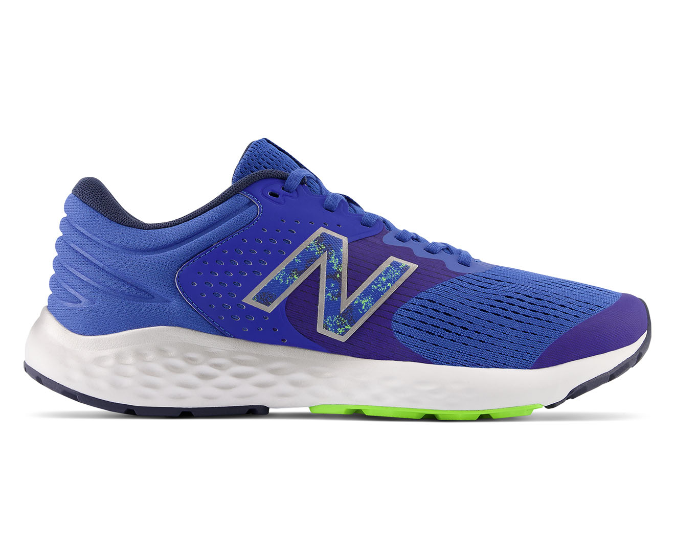 new balance men's 520v7 wide fit running shoes cobalt white