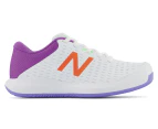 New Balance Women's 696v4 Tennis Shoes - White/Purple
