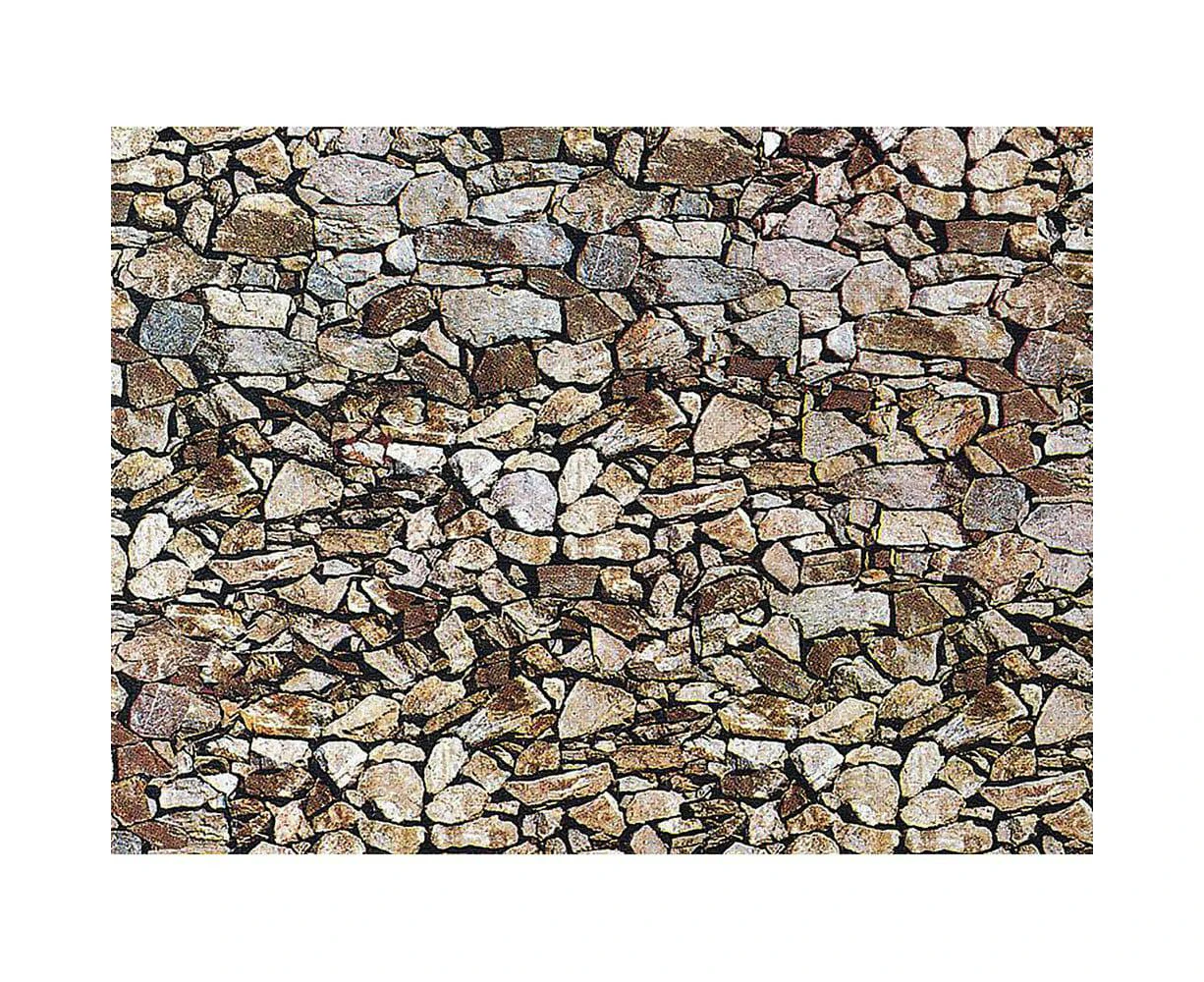 Faller HO Wall Panel  Natural Stone (Monzonite)