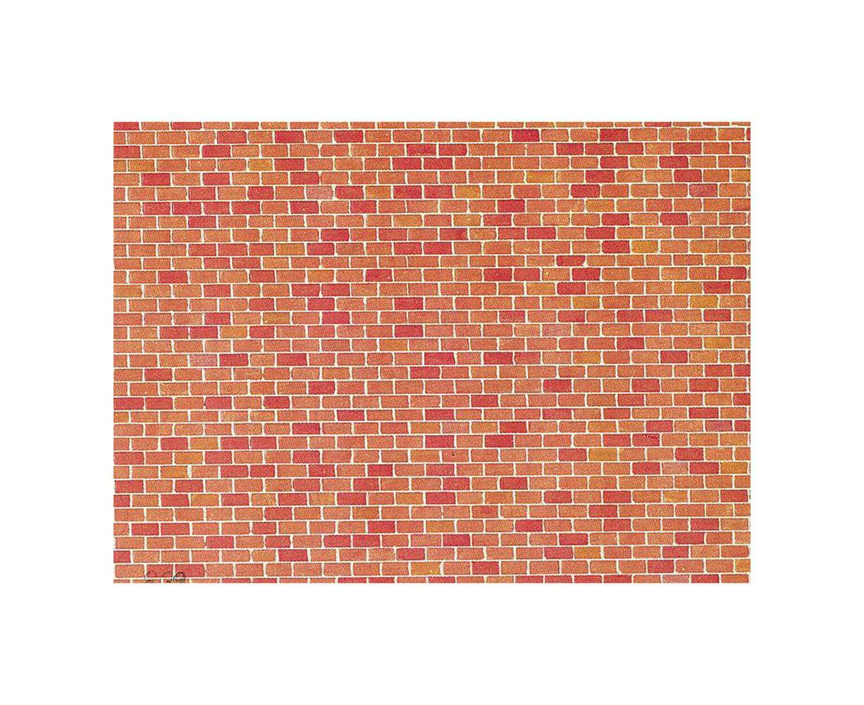 Faller Wall card Red brick