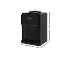 Devanti Water Cooler Dispenser Bench Top Black