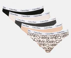 Calvin Klein Women's Carousel Bikini Briefs 5-Pack - Black/Cedar/Nymph's Thigh/Charcoal Heather/Sketchbook