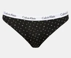 Calvin Klein Women's Carousel Bikini Briefs 5-Pack - Black/Nymph's Thigh/Tawny Port/Grey Heather/Confetti