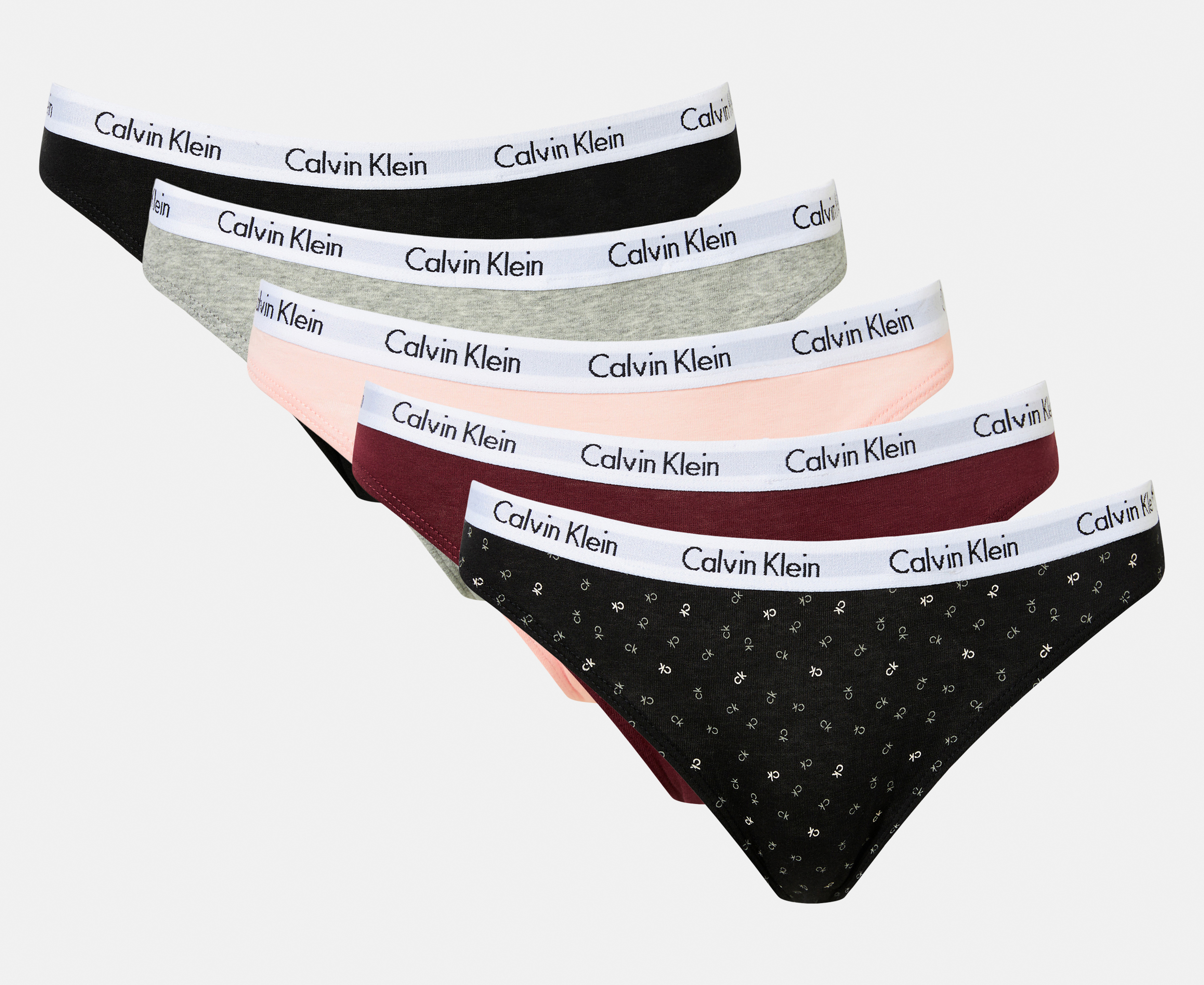 Calvin Klein Womens Carousel Thong, Nymphs Thigh