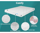 Dreamz Mattress Spring Coil Bonnell Bed Sleep Foam Medium Firm King Single 13CM - White