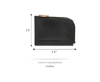 Fossil Allen Black Card Case SML1861001