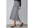 NONI B - Womens Skirts - Midi - Winter - White - Straight - Casual Fashion - Relaxed Fit - Knee Length - Warm - Quality - Work Clothes - Office Wear - White