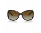 Women's Polarized Low Bridge Fit Sunglasses, PR 04ZSF58-YP