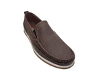Woodlands Frank Mens Shoes Casual Slip On Light Flex Sole Loafer - Brown