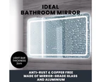 Simplus LED Wall Mirror Bathroom Makeup Mirrors Vanity Mirrors Smart Anti-Fog 120x70CM