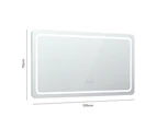 Simplus LED Wall Mirror Bathroom Makeup Mirrors Vanity Mirrors Smart Anti-Fog 120x70CM