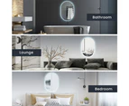 Simplus LED Wall Mirror Bathroom Oval Vanity Mirrors Light Dimmable Anti-Fog Makeup Mirror