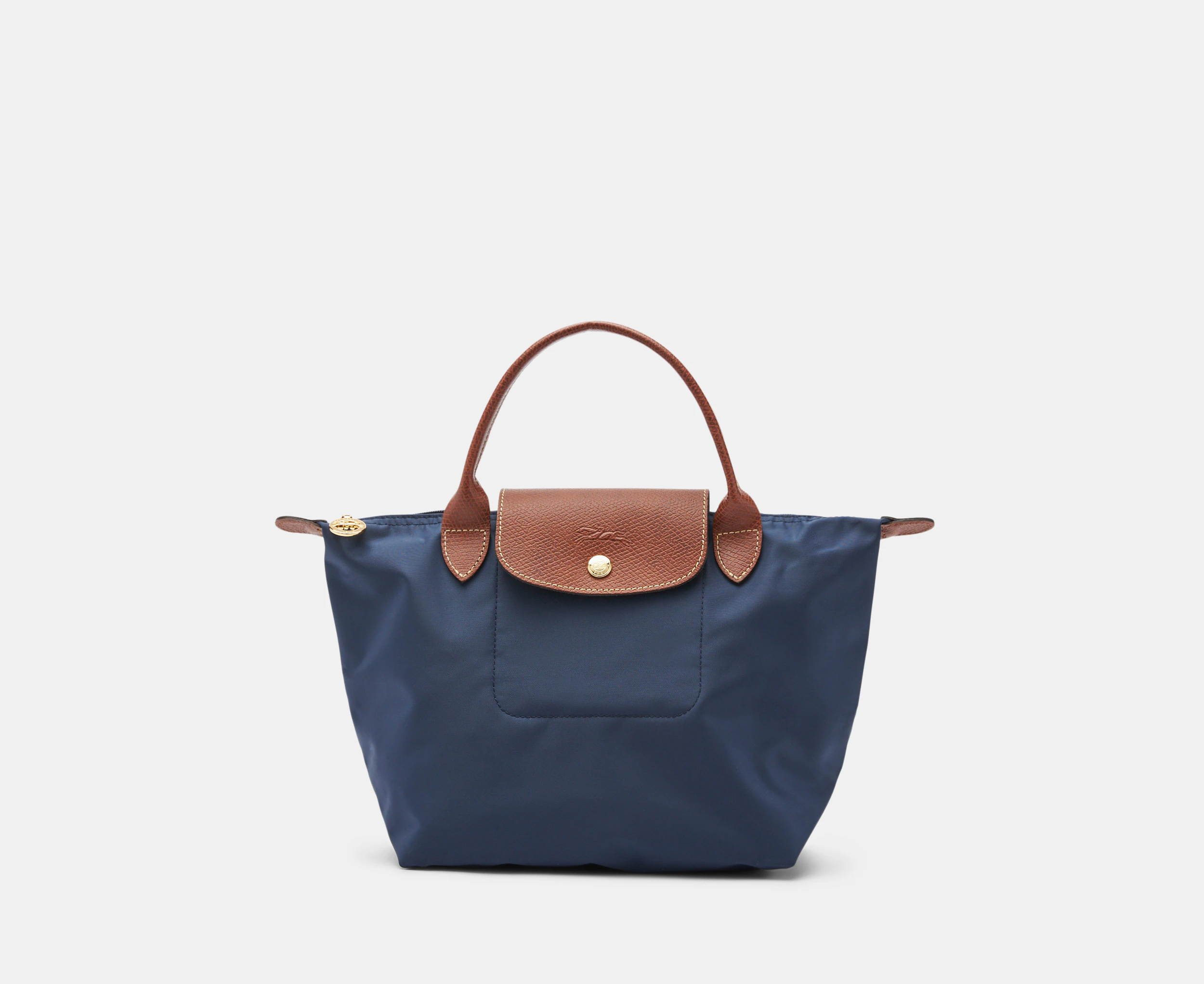 Longchamp Le Pliage Small Top Handle Bag - Navy