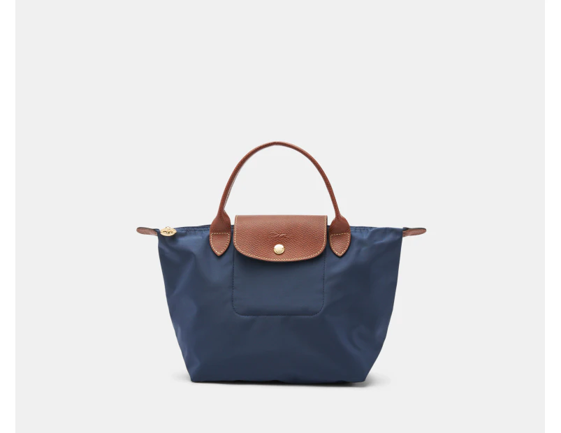 Longchamp Le Pliage Small Top Handle Bag - Navy