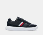 Tommy Hilfiger Men's Lightweight Leather Mix Cupsole Sneakers - Desert Sky