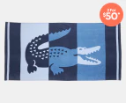 Lacoste Duke Beach Towel - Blue