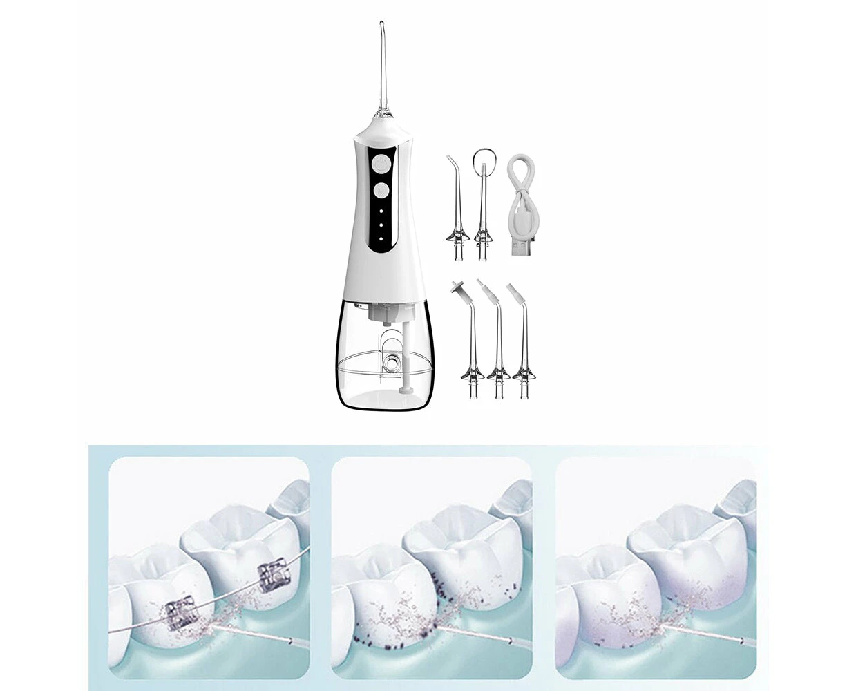 Cordless Professional Water Oral Flosser - White